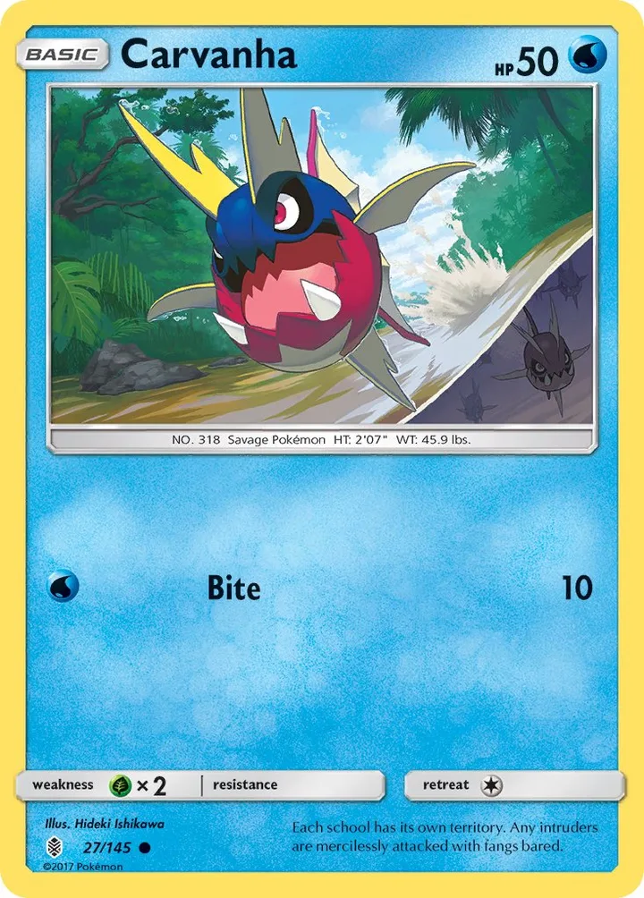 Carvanha, Guardians Rising 27/145