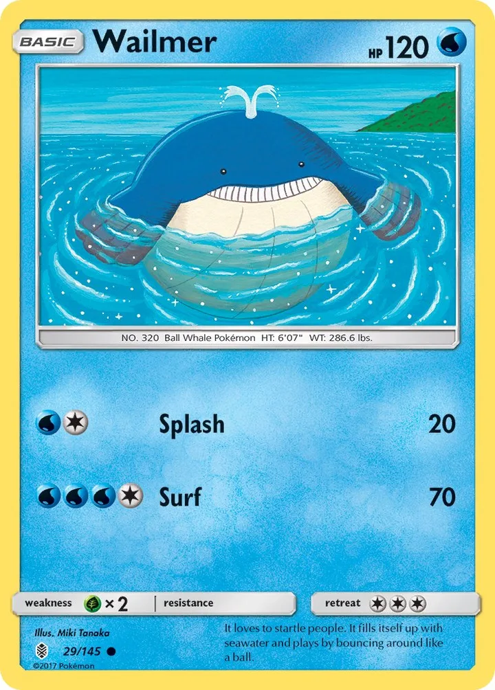 Wailmer, Guardians Rising 29/145