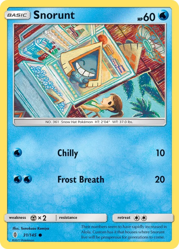 Snorunt, Guardians Rising 31/145