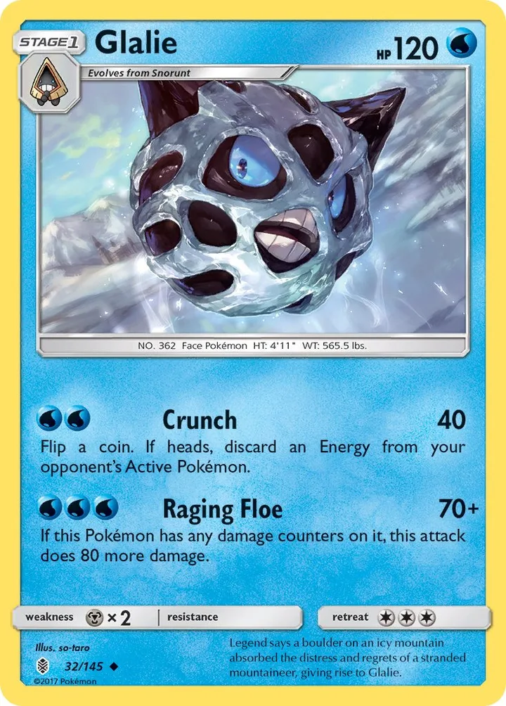 Glalie, Guardians Rising 32/145