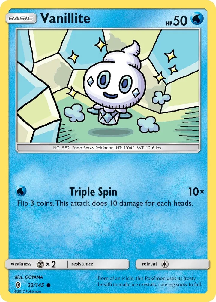 Vanillite, Guardians Rising 33/145