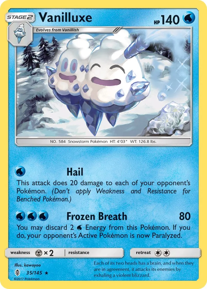 Vanilluxe, Guardians Rising 35/145