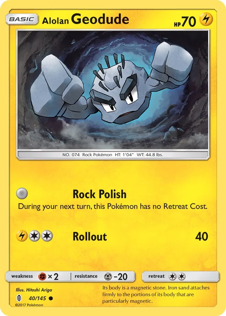 Alolan Geodude, Guardians Rising 40/145