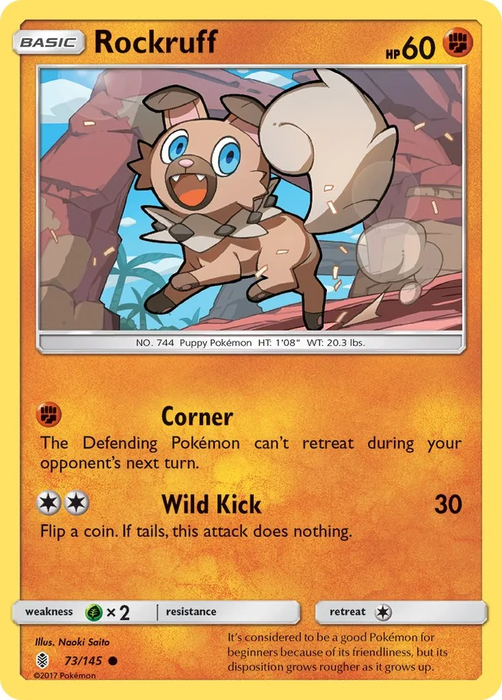 Rockruff, Guardians Rising 73/145
