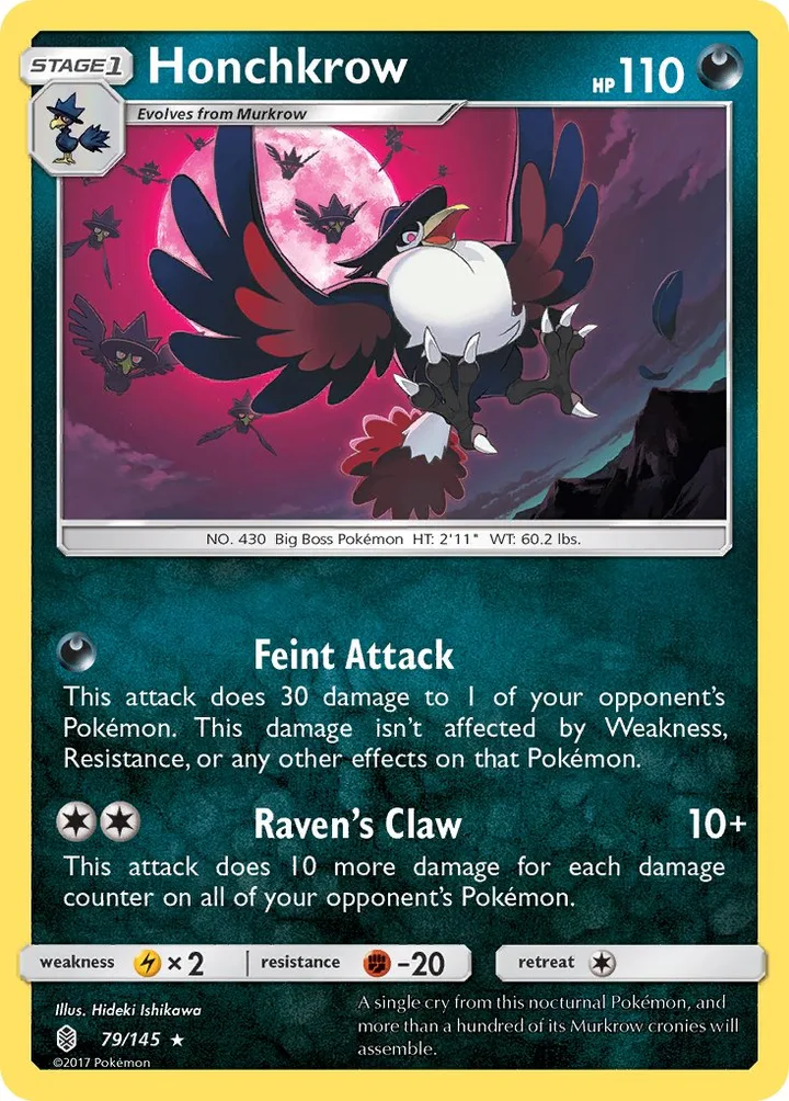 Honchkrow, Guardians Rising 79/145