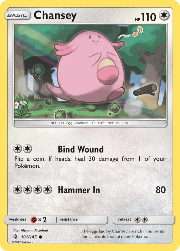 Chansey, Guardians Rising 101/145