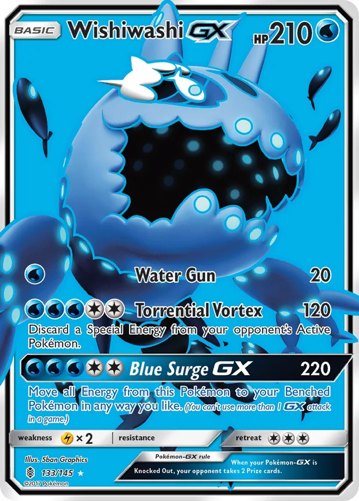 Wishiwashi-GX, Guardians Rising 133/145