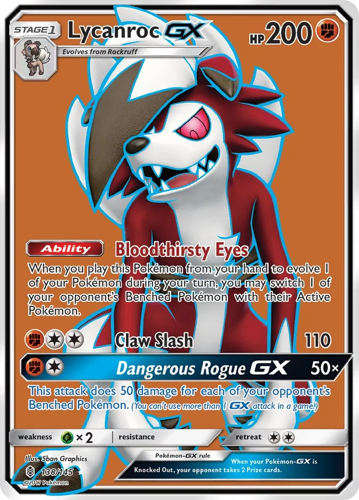 Lycanroc-GX, Guardians Rising 138/145