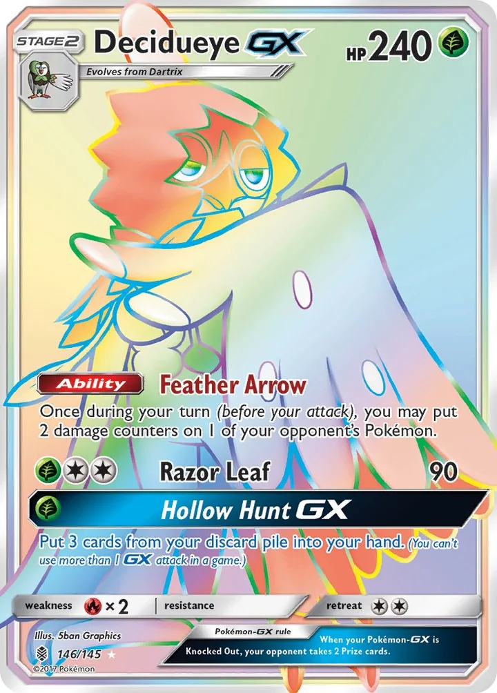 Decidueye-GX, Guardians Rising 146/145
