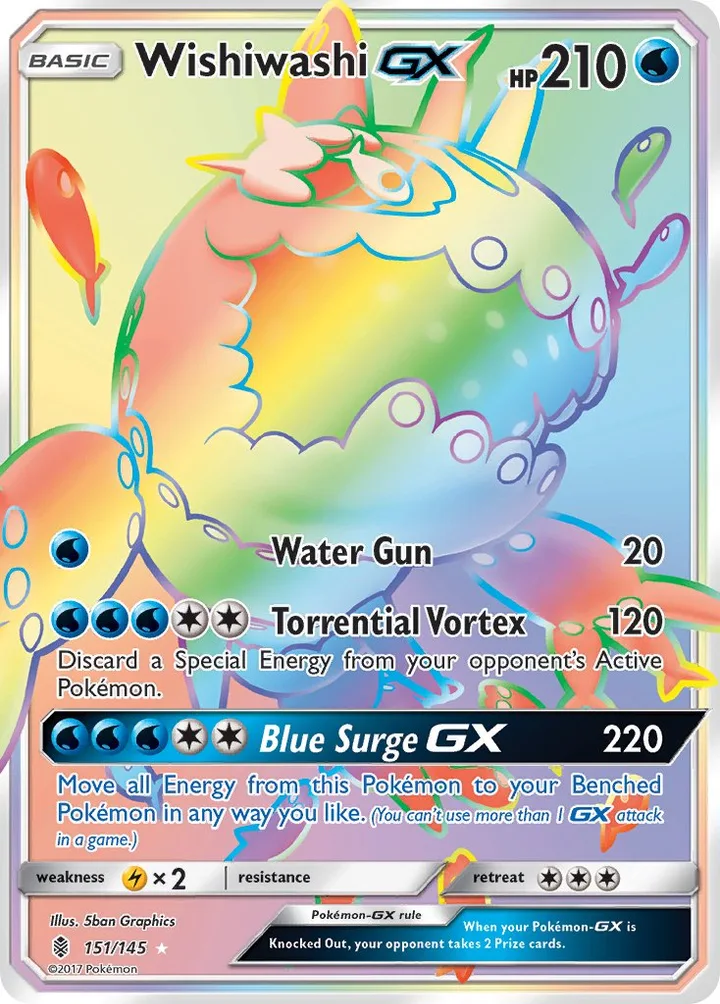 Wishiwashi-GX, Guardians Rising 151/145