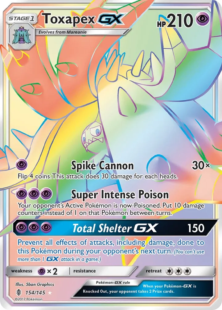 Toxapex-GX, Guardians Rising 154/145