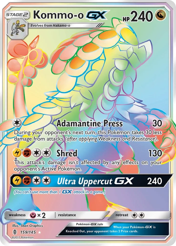 Kommo-o-GX, Guardians Rising 159/145
