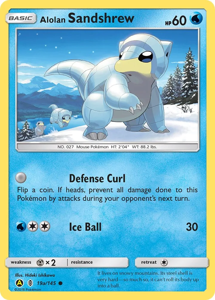 Alolan Sandshrew, Guardians Rising 19a/145