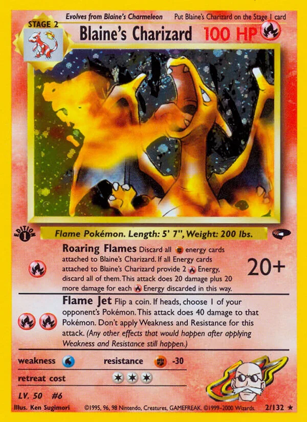 Blaine’s Charizard, Gym Challenge 2/132