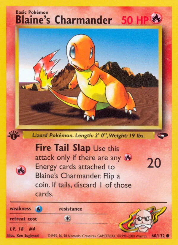 Blaine’s Charmander, Gym Challenge 60/132