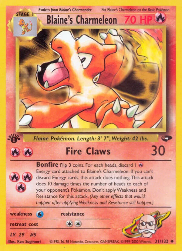Blaine’s Charmeleon, Gym Challenge 31/132