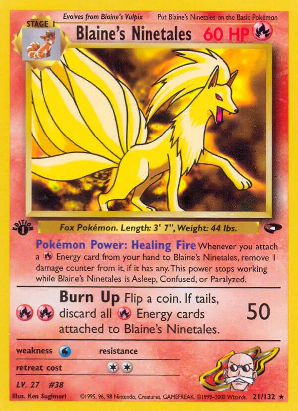 Blaine’s Ninetales, Gym Challenge 21/132