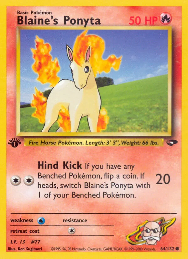 Blaine’s Ponyta, Gym Challenge 64/132