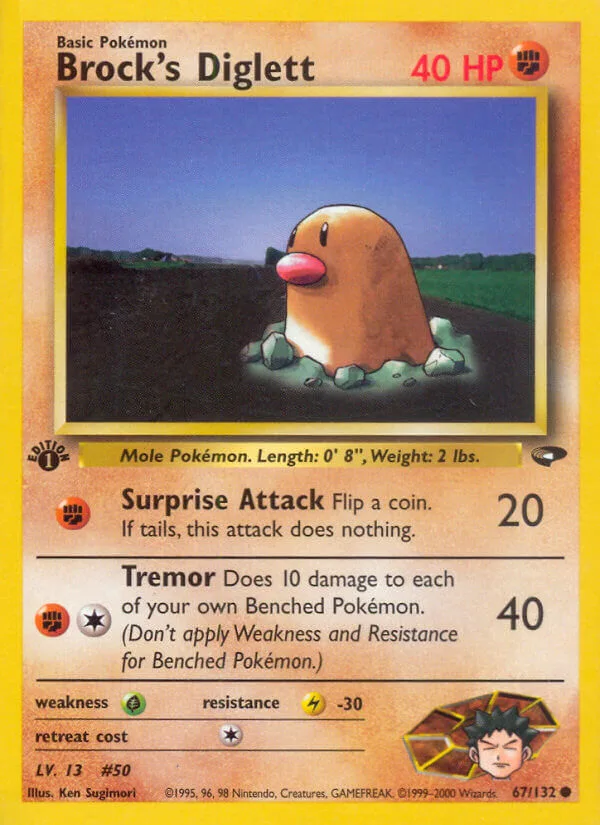 Brock’s Diglett, Gym Challenge 67/132