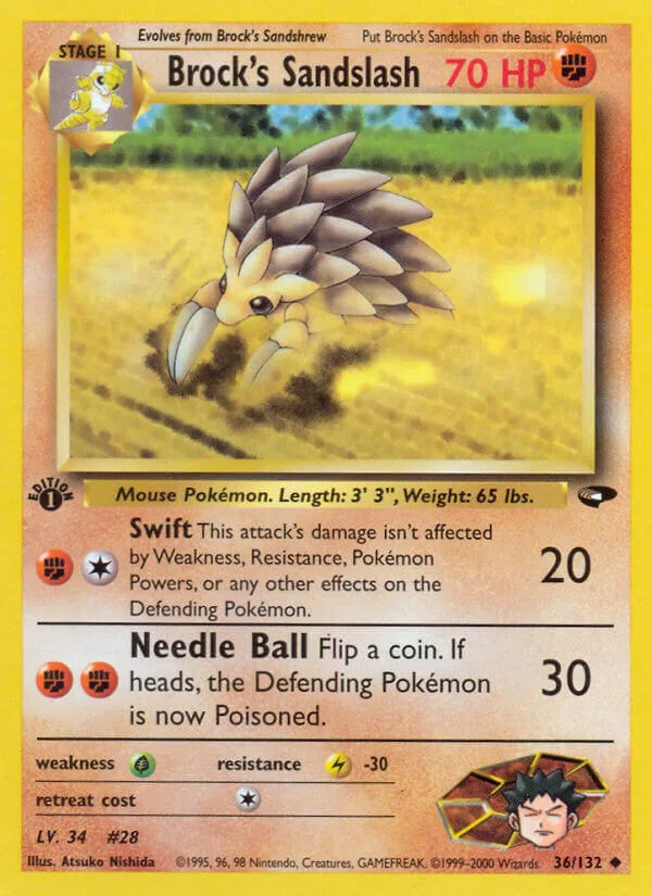 Brock’s Sandslash, Gym Challenge 36/132