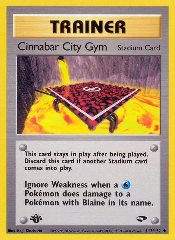 Cinnabar City Gym, Gym Challenge 113/132