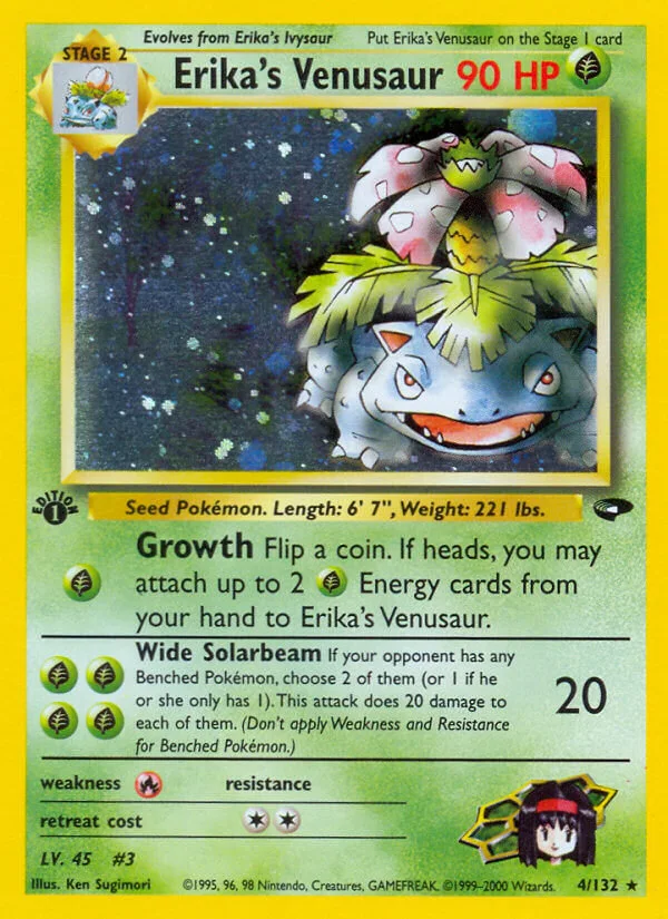 Erika’s Venusaur, Gym Challenge 4/132