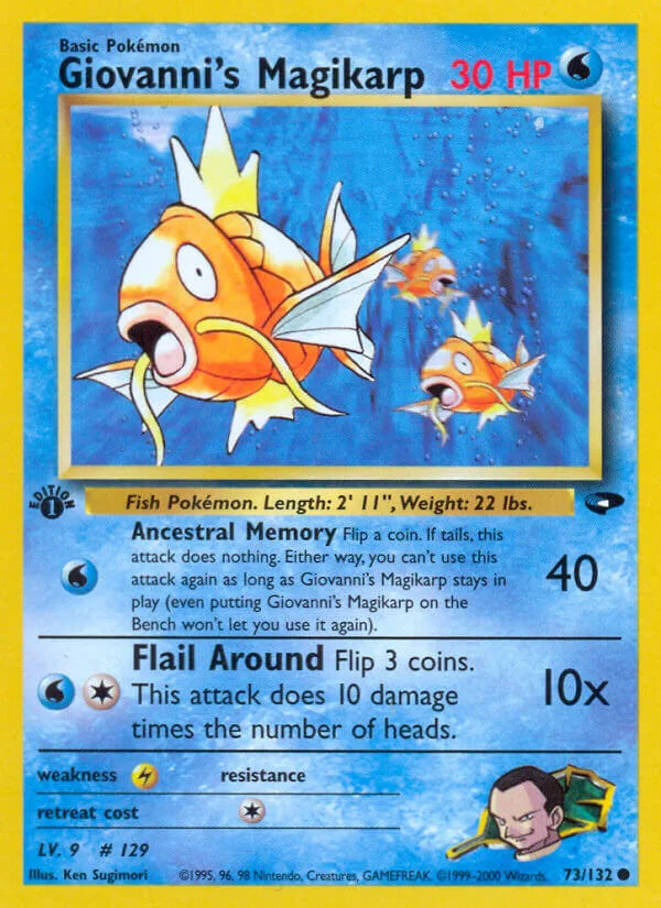 Giovanni’s Magikarp, Gym Challenge 73/132