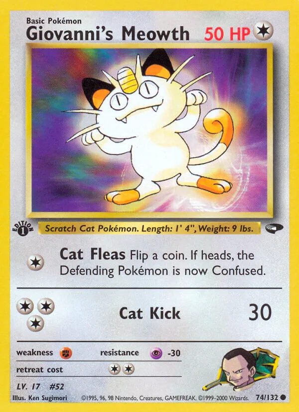 Giovanni’s Meowth, Gym Challenge 74/132