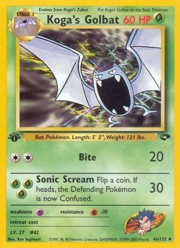 Koga’s Golbat, Gym Challenge 46/132