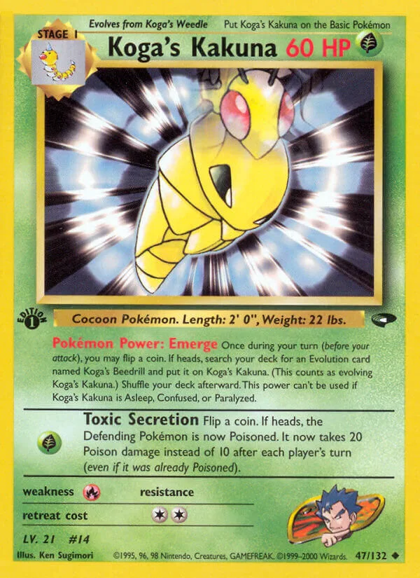 Koga’s Kakuna, Gym Challenge 47/132