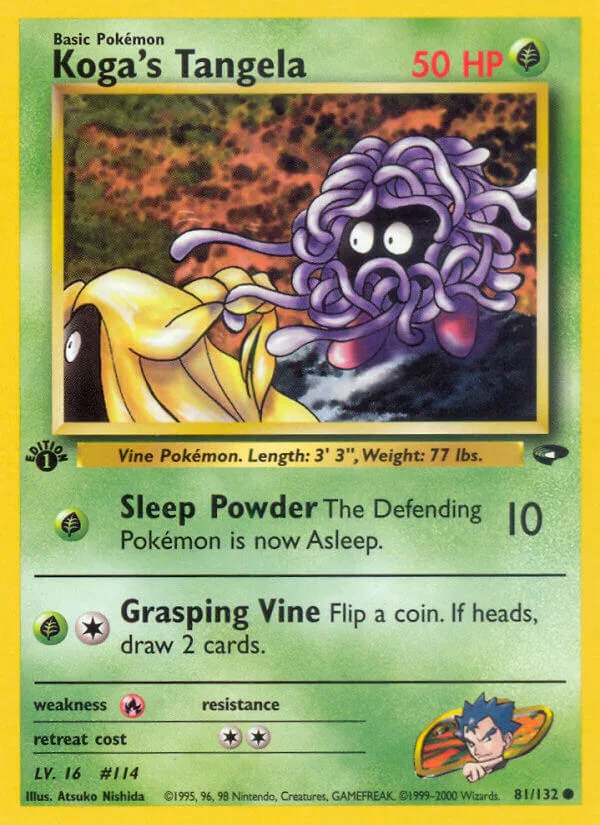 Koga’s Tangela, Gym Challenge 81/132