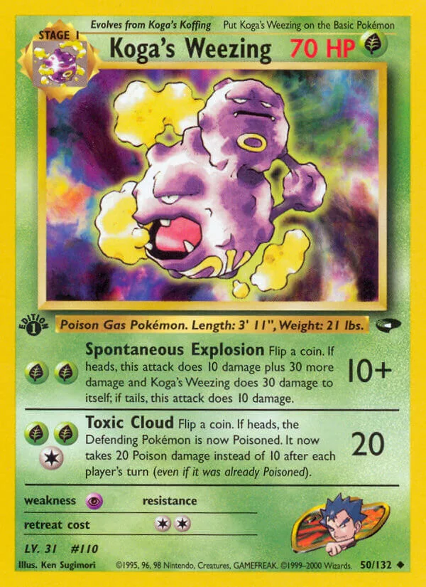 Koga’s Weezing, Gym Challenge 50/132