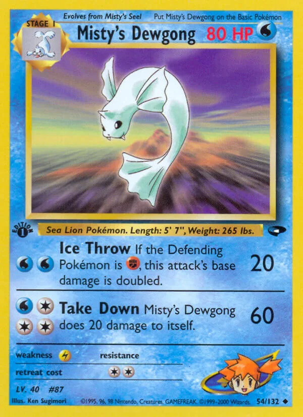 Misty’s Dewgong, Gym Challenge 54/132