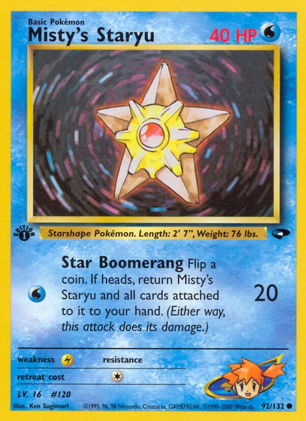 Misty’s Staryu, Gym Challenge 92/132