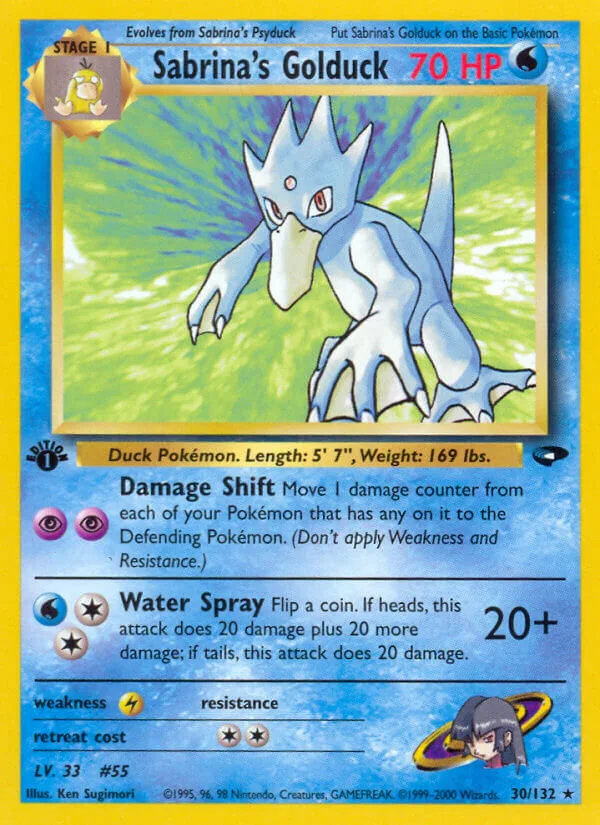 Sabrina’s Golduck, Gym Challenge 30/132