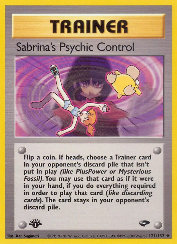 Sabrina’s Psychic Control, Gym Challenge 121/132