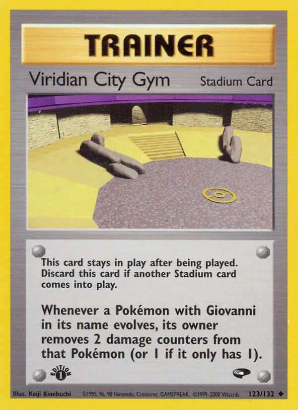 Viridian City Gym, Gym Challenge 123/132