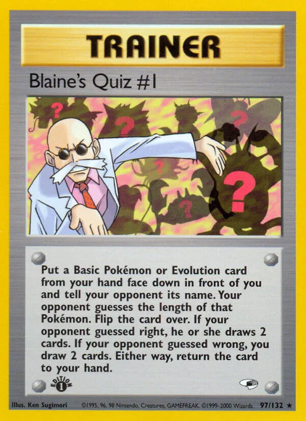 Blaine’s Quiz #1, Gym Heroes 97/132