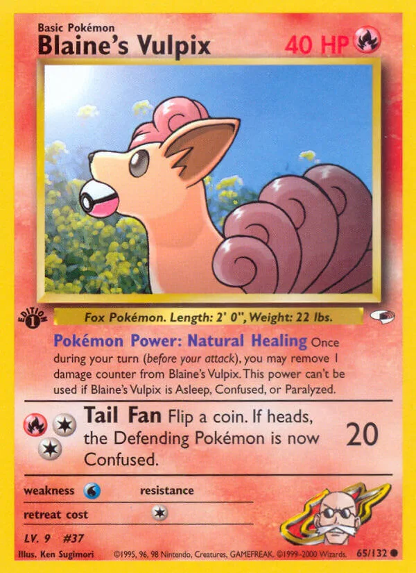 Blaine’s Vulpix, Gym Heroes 65/132