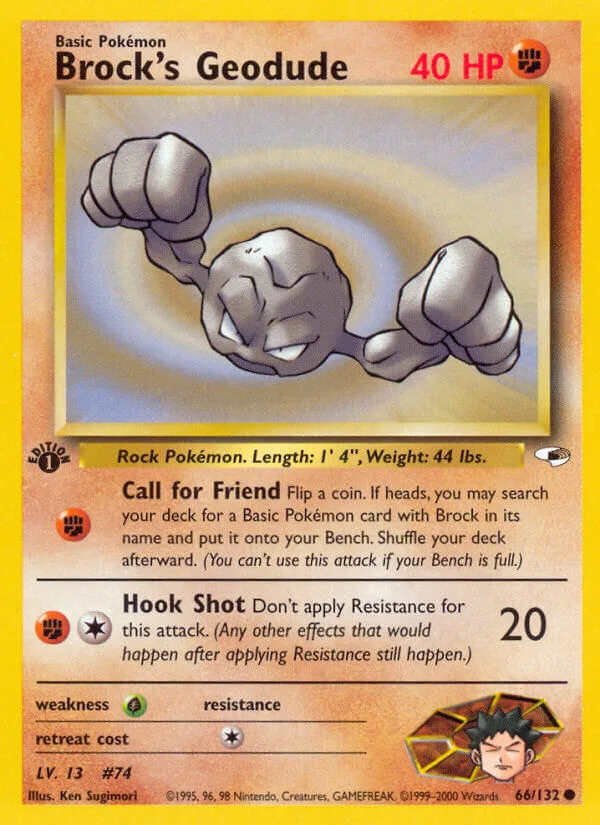 Brock’s Geodude, Gym Heroes 66/132