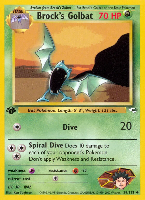 Brock’s Golbat, Gym Heroes 39/132