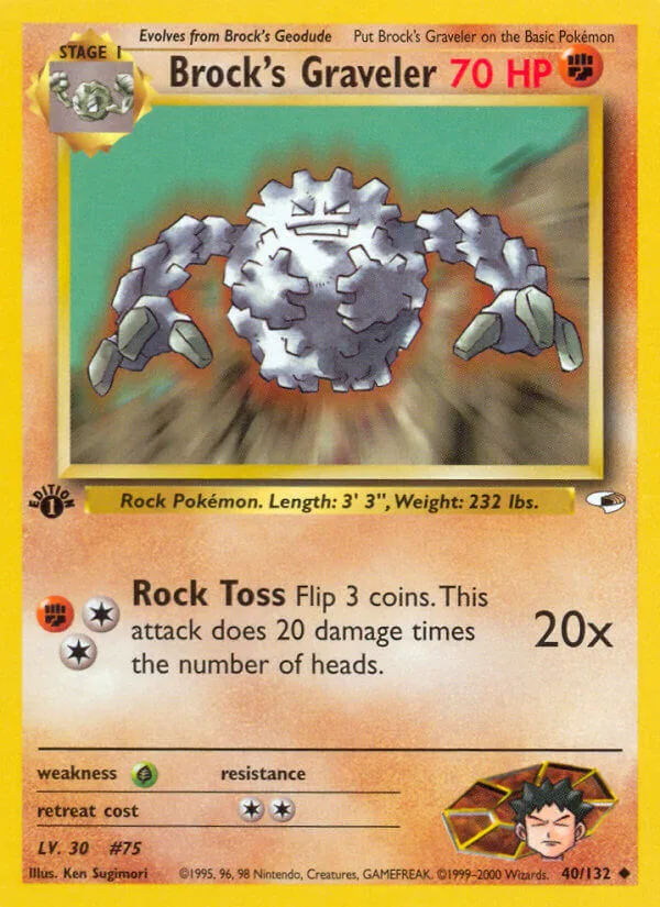 Brock’s Graveler, Gym Heroes 40/132