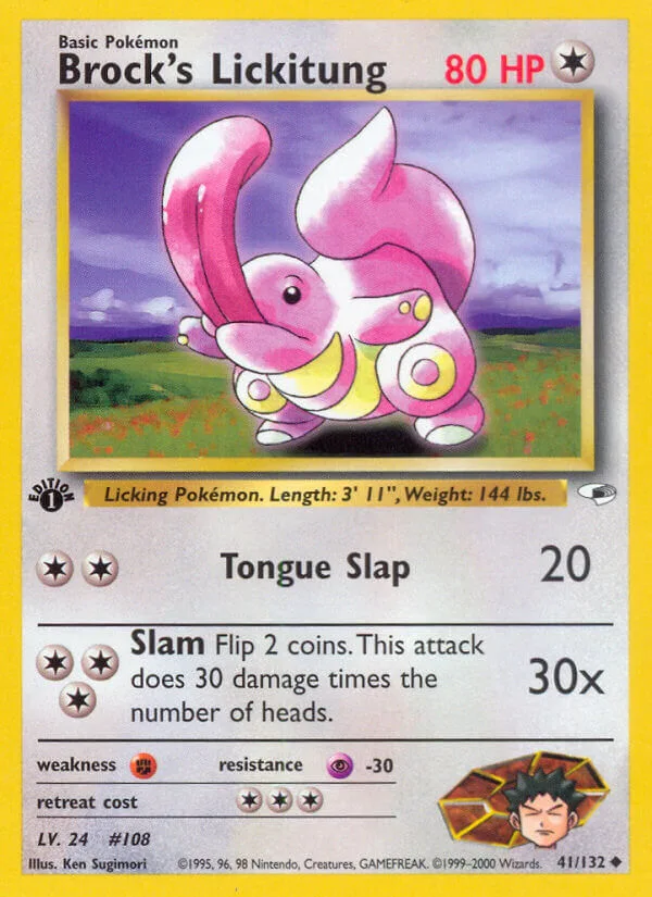 Brock’s Lickitung, Gym Heroes 41/132