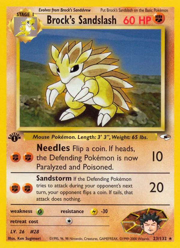 Brock’s Sandslash, Gym Heroes 23/132
