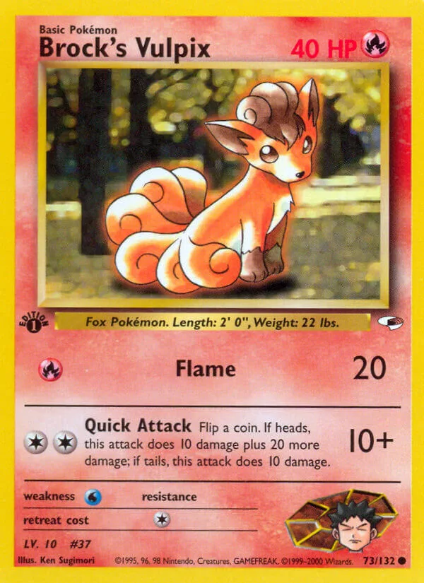 Brock’s Vulpix, Gym Heroes 73/132