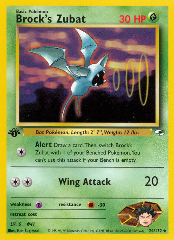 Brock’s Zubat, Gym Heroes 24/132
