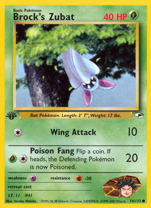 Brock’s Zubat, Gym Heroes 74/132