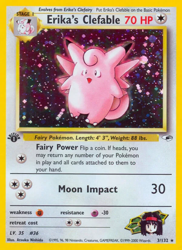 Erika’s Clefable, Gym Heroes 3/132