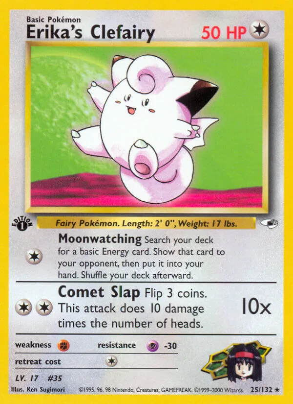 Erika’s Clefairy, Gym Heroes 25/132