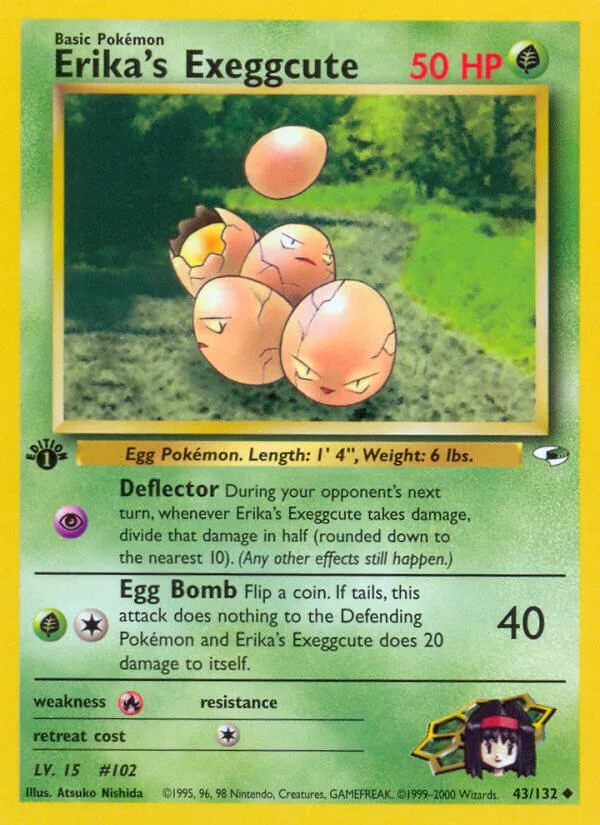 Erika’s Exeggcute, Gym Heroes 43/132